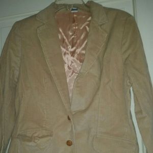 Camel Corduroy Suit Jacket Jr. Sz 11